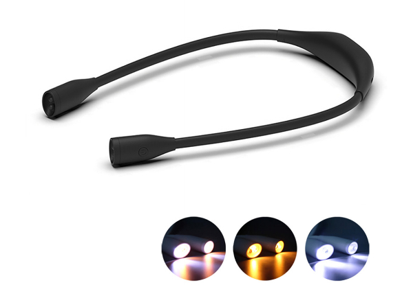 LED Neck Reading Light - Two Colours Available