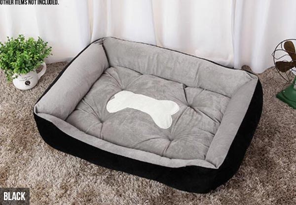 Machine Washable Pet Bed - Three Sizes & Two Colours Available
