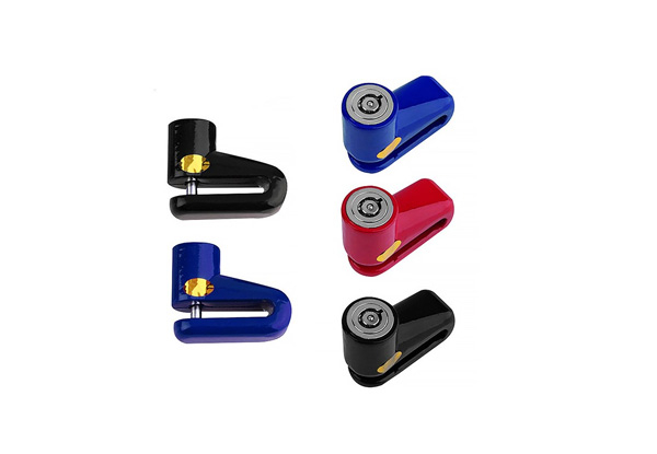 Motorcycle & Bicycle Brake Disk Lock - Three Colours Available & Option for Two