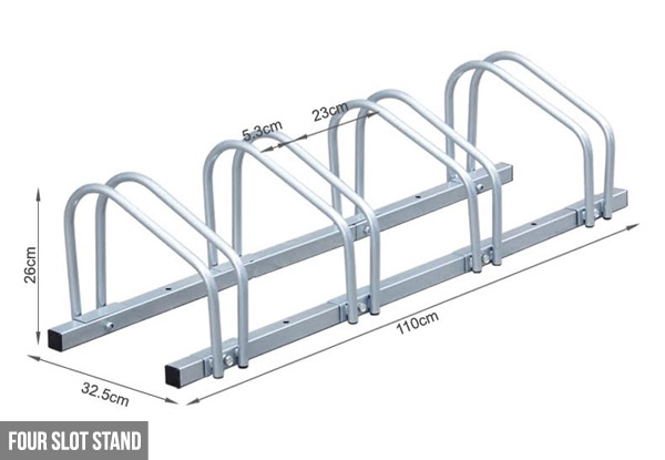 Four-Slot Bike Rack - Options for Five-Slot Rack or Six-Slot Rack Available