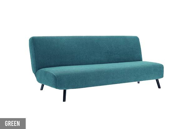Armless Sofa Elastic Slipcover - Available in Six Colours & Three Sizes