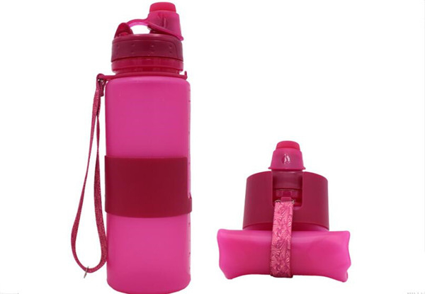 Leak-Proof Collapsible Water Bottle - Four Colours Available
