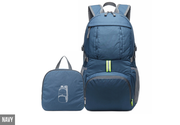 Water-Resistant Travel Backpack - Four Colours Available with Free Delivery