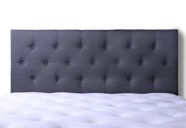 Grey Fenland Adjustable Headboard - Four Sizes Available