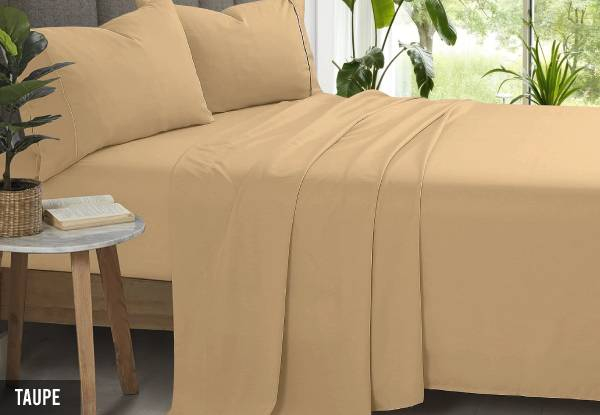 2000TC Super Soft Bamboo Microfibre Sheet Set - Available in Six Colours & Four Sizes