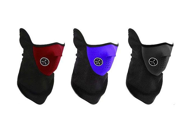 Sports & Bike Face Mask Two-Pack - Three Colours Available