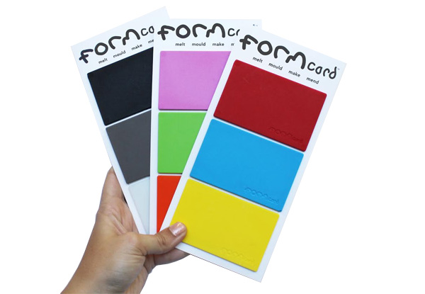 Three-Pack of Reusable Bio-Plastic FORMcards