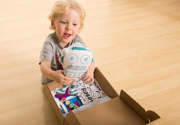 $15 for a FunBox Activity Box – Choose from The Robots or The Puppies. For Every Purchase, One is Donated to Starship.