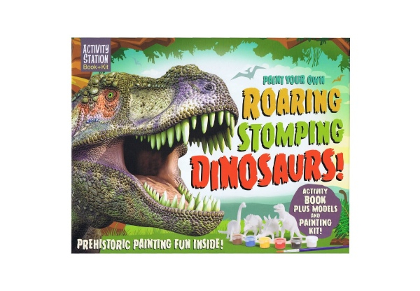 Activity Station Paint-Your-Own Dinosaur Box Set