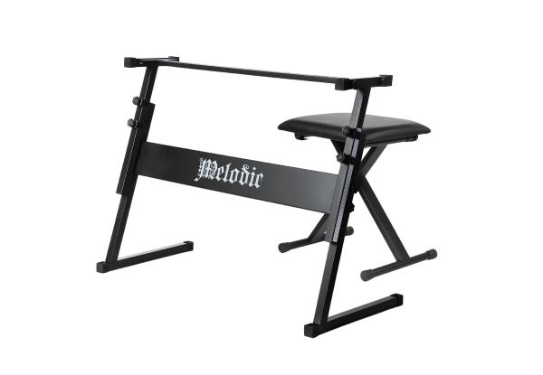 Melodic Z-Shaped Keyboard Stand & Stool Set