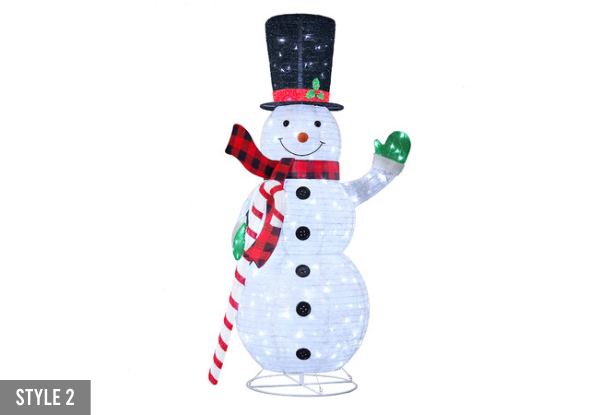 180cm Snowman LED Christmas Light Decor - Two Options Available