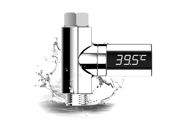 LED Display Faucet Thermometer