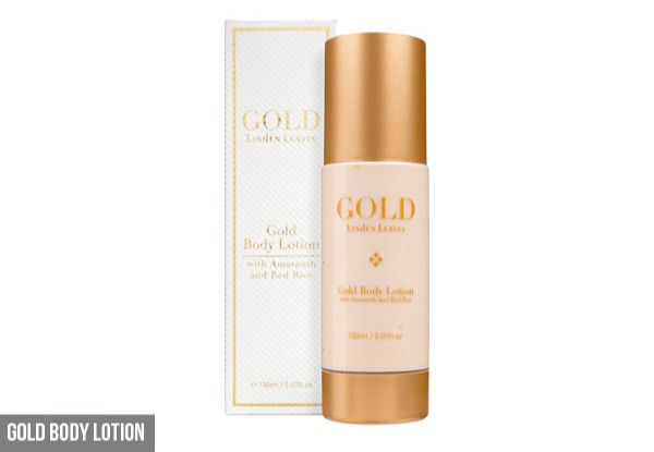 Linden Leaves Gold Skincare Range - Eight Options Available