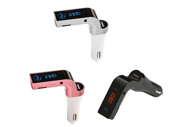 FM Transmitter USB MP3 Player Charger Modulator Radio Handsfree Car Kit - Three Colours Available