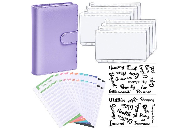 A6 Budget Planner Binder - Six Colours Available