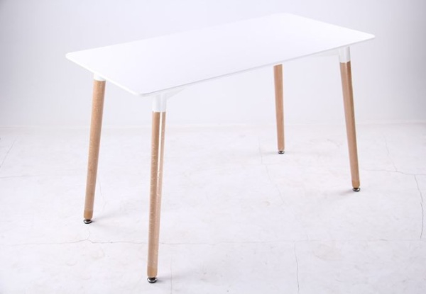 Echo White Dining Table