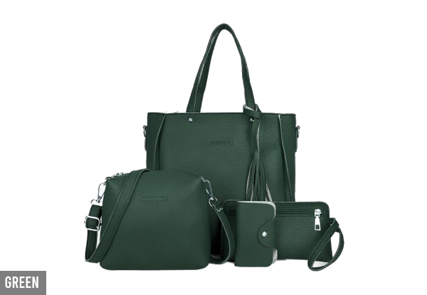 Four-Piece Handbag Set - Eight Colours Available