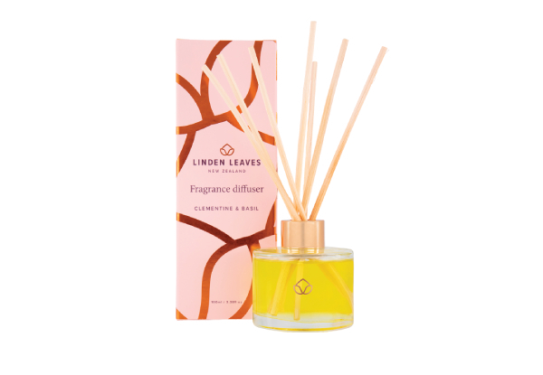 Three-Pack Linden Leaves Clementine & Basil Fragrance Diffuser