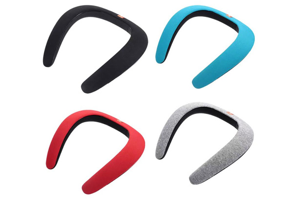 Wireless Bluetooth 4.0 Wearable Speakers - Four Colours Available with Free Delivery