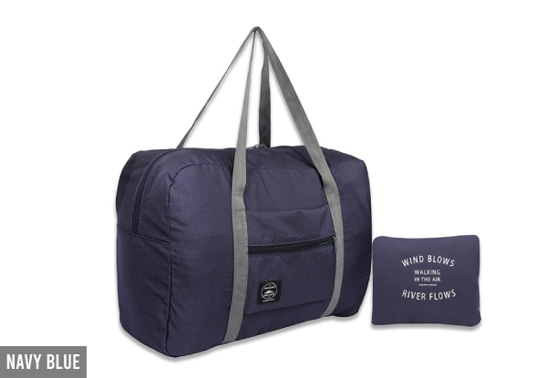 Folding Travel Bag - Four Colours Available & Option for Two-Pack