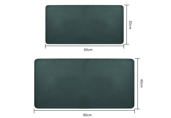 Water-Resistant Non-Slip Desk Mat - Available in Three Colours & Two Sizes