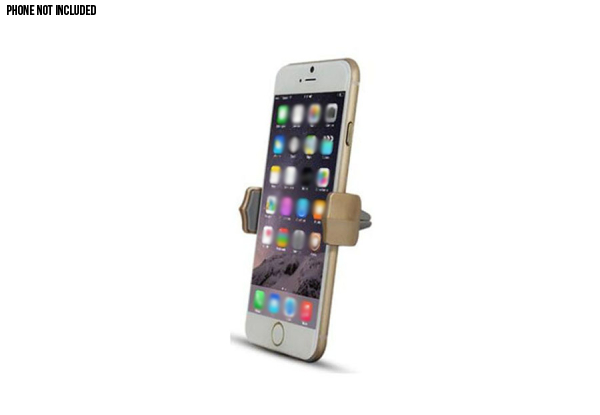 Adjustable Car Vent Smartphone Holder - Three Colours Available & Option for Two-Pack with Free Delivery
