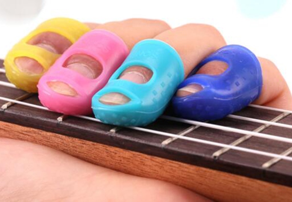 Guitar Silicone Finger Protector Five-Piece Set with Free Delivery