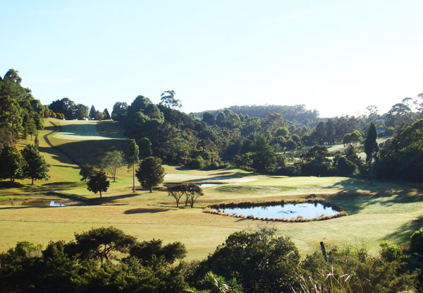 18-Hole Round of Golf for Two People on the Stunning Bay of Islands Golf Course, Kerikeri incl. Cart & Clubs Hire