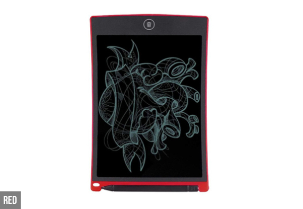 Electronic Drawing or Writing Tablet - Six Colours Available