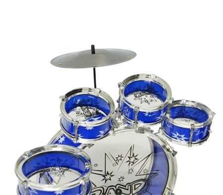 Six-Piece Big Band Let's Rock in Roll Toy Drum