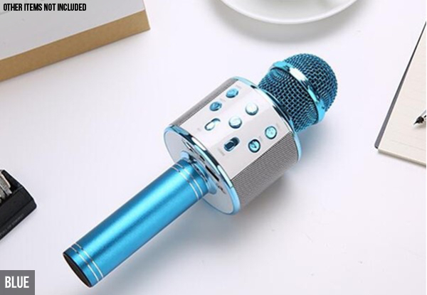 Portable Wireless Karaoke Microphone - Three Colours Available