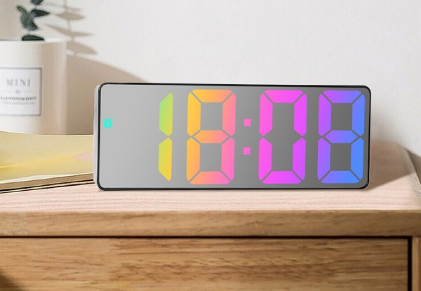 Digital LED Alarm Clock - Two Colours Available