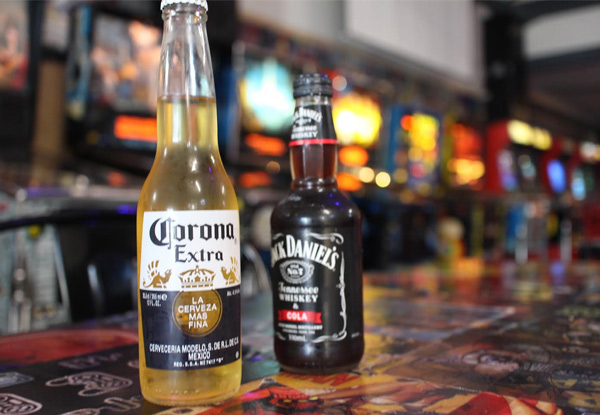 Unlimited Arcade Access for Two People incl. Two Beers, Ciders or RTDs - Option for Four People