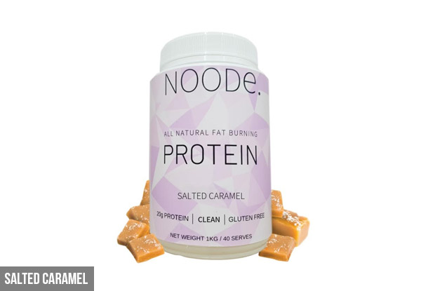 Noode Natural Protein - Salted Caramel, Chocolate or French Vanilla Available
