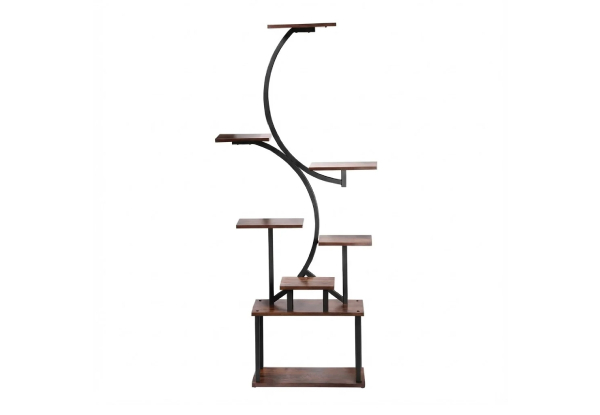 Five-Tier Curved Plant Stand