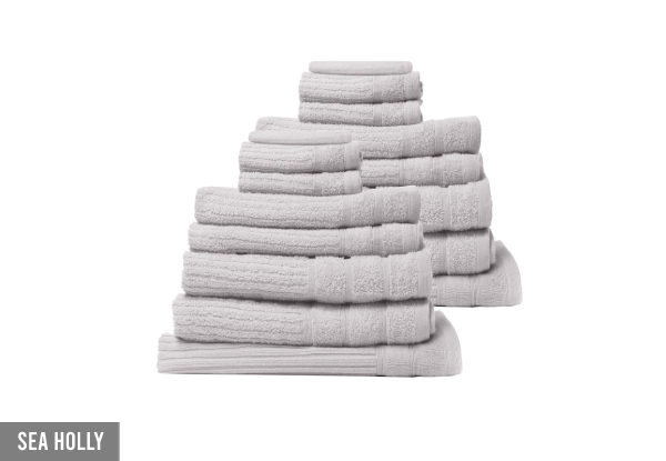 Royal Comfort Eden 16-Piece Towel Pack - Four Colours Available