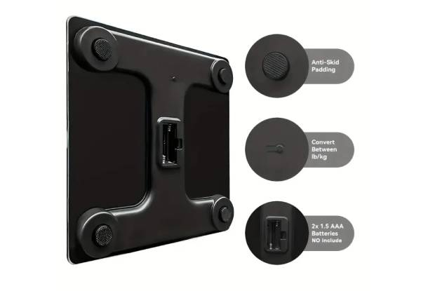 Digital Body Weight Bathroom Scale - Available in Two Colours