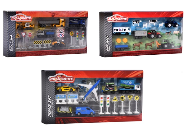 Majorette Diecast Vehicles Gift-Pack Theme Set - Three Options Available