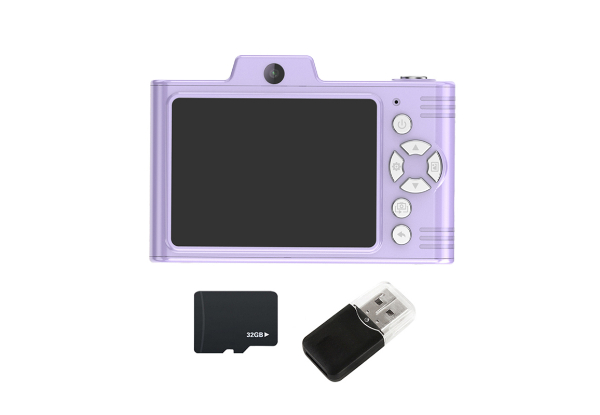 1080P HD Digital Camera with 32G Memory Card - Available in Four Colours