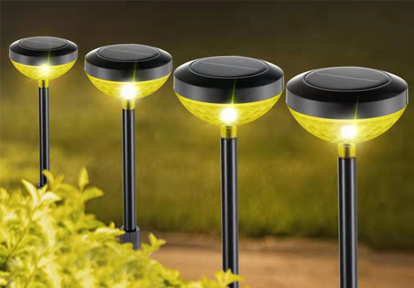 Solar LED Ground Path Light - Two Colours Available & Option for up to Four-Pack