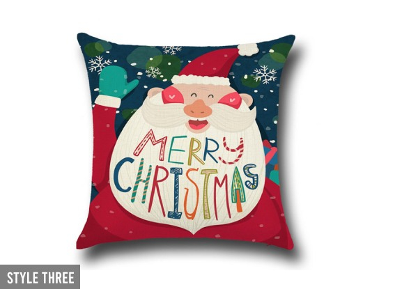 Christmas Cushion Cover - Eight Styles Available