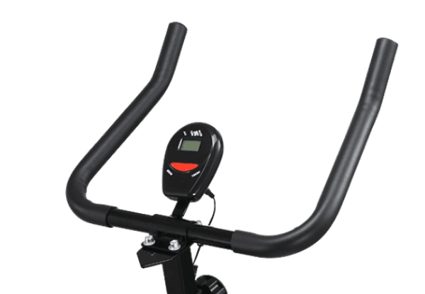 Genki Stationary Exercise Spin Bike with Adjustable Belt Drive