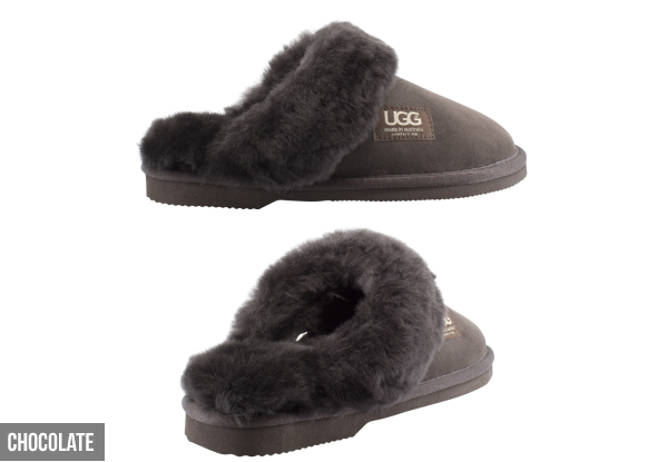 Comfort Me 'Wombat' Memory Foam Fur Trim UGG Scuffs - Five Colours & Eight Sizes Available