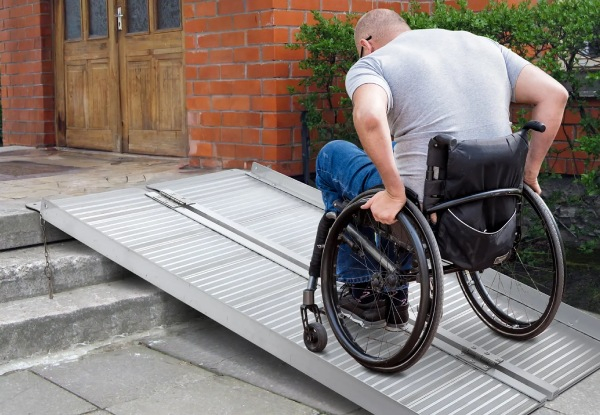 270kg Foldable Portable Wheelchair Ramp - Three Sizes Available