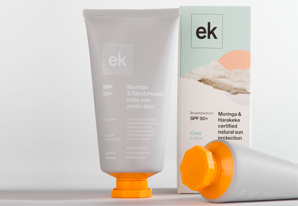 Earth's Kitchen SPF 50+ Sun Protection - Natural Sunscreen for Sensitive Skinned People & Babies