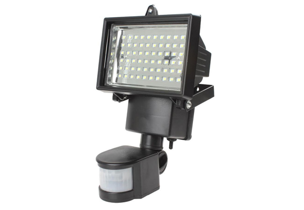 60-LED Solar-Powered Motion Sensor Light