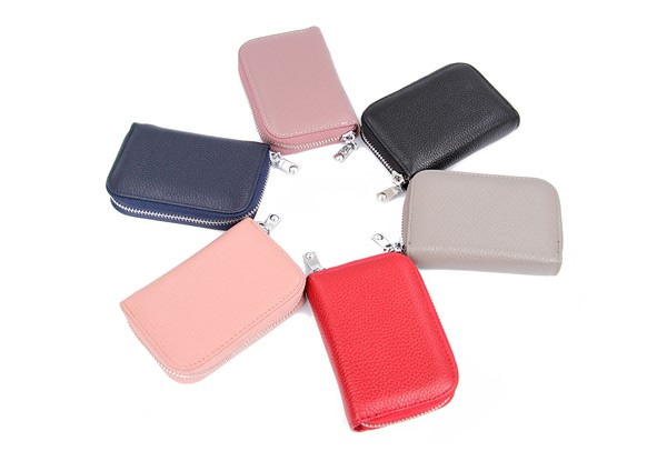 Genuine Leather Card Holder - Six Colours Available