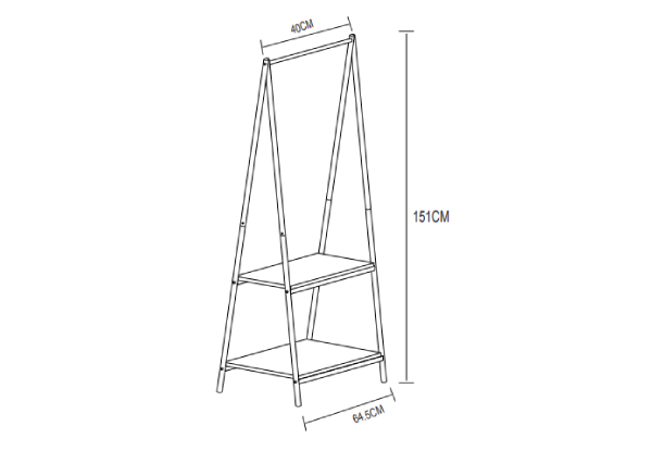 Hawaii Clothes Rack - Two Colours Available