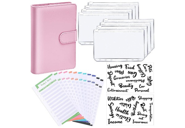 A6 Budget Planner Binder - Six Colours Available