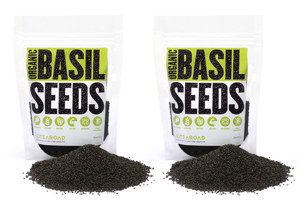 Organic Basil Seed Packs - Two Sizes Available with Options for Two or Four Packs